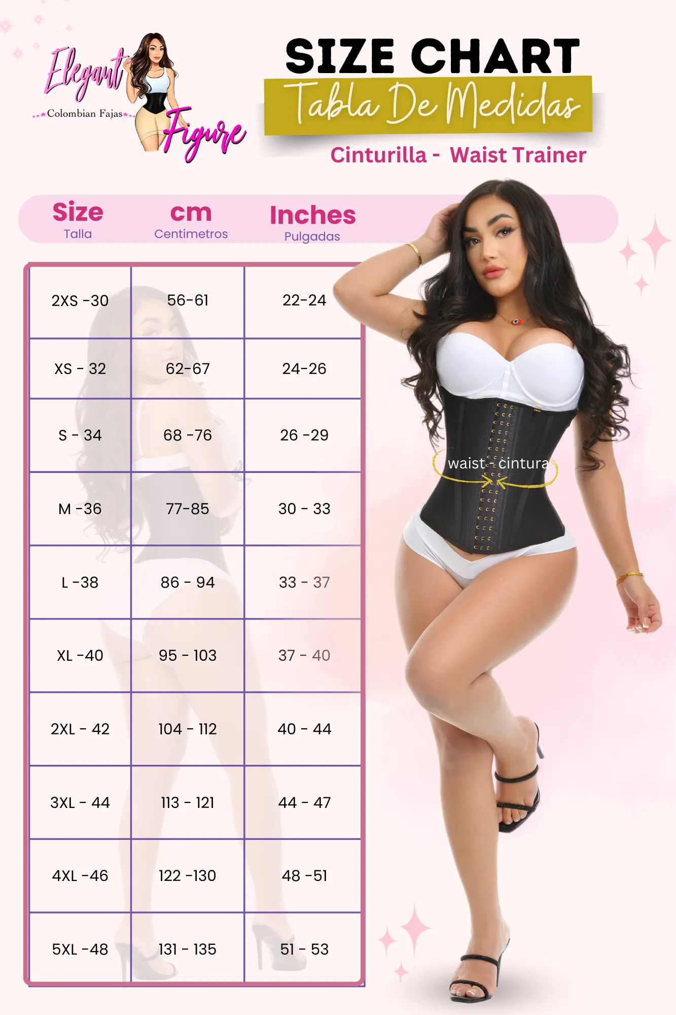 1010 Pretty In Pink Waist Trainer