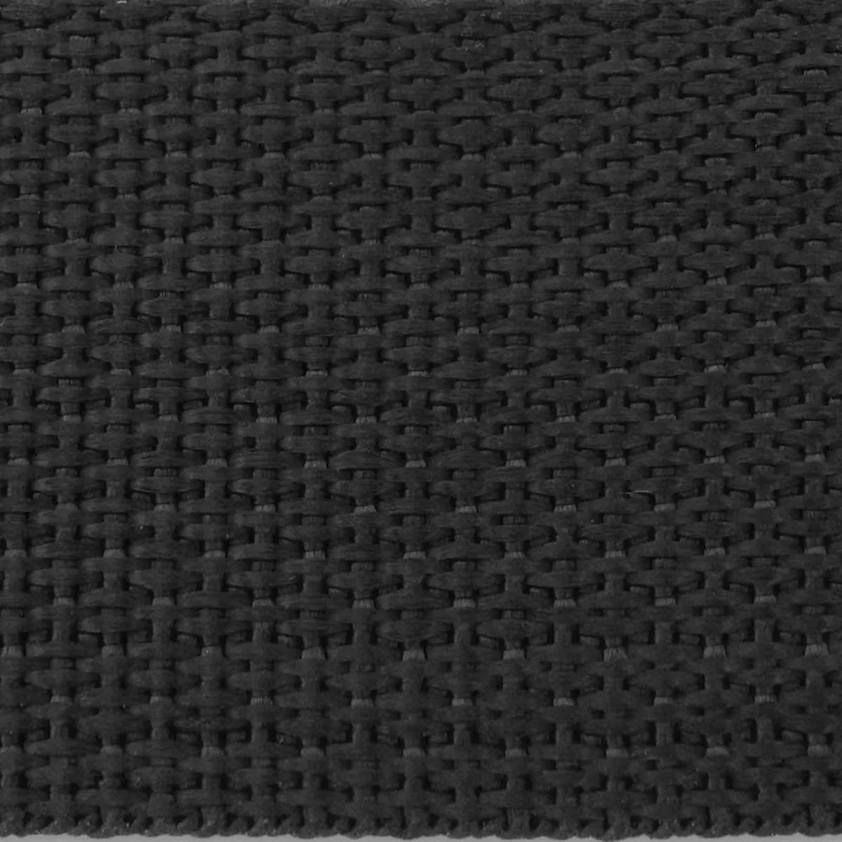 2 inch Polypropylene Webbing, Black (Sold per Yard)