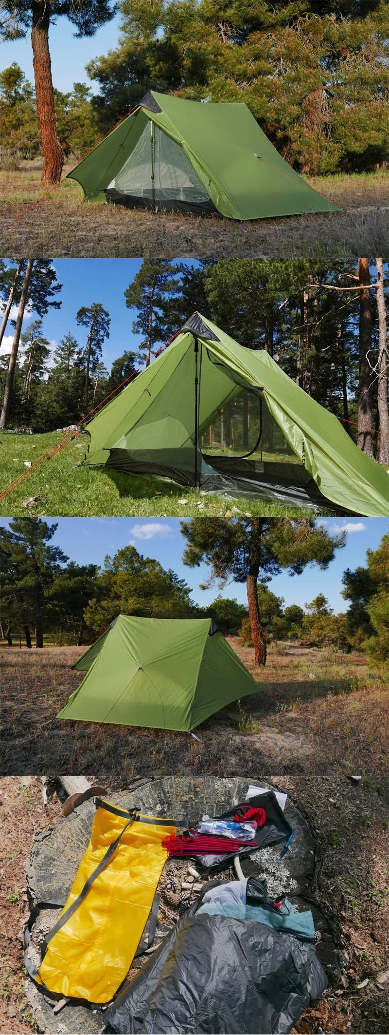 2 Person Outdoor Ultralight Camping Tent