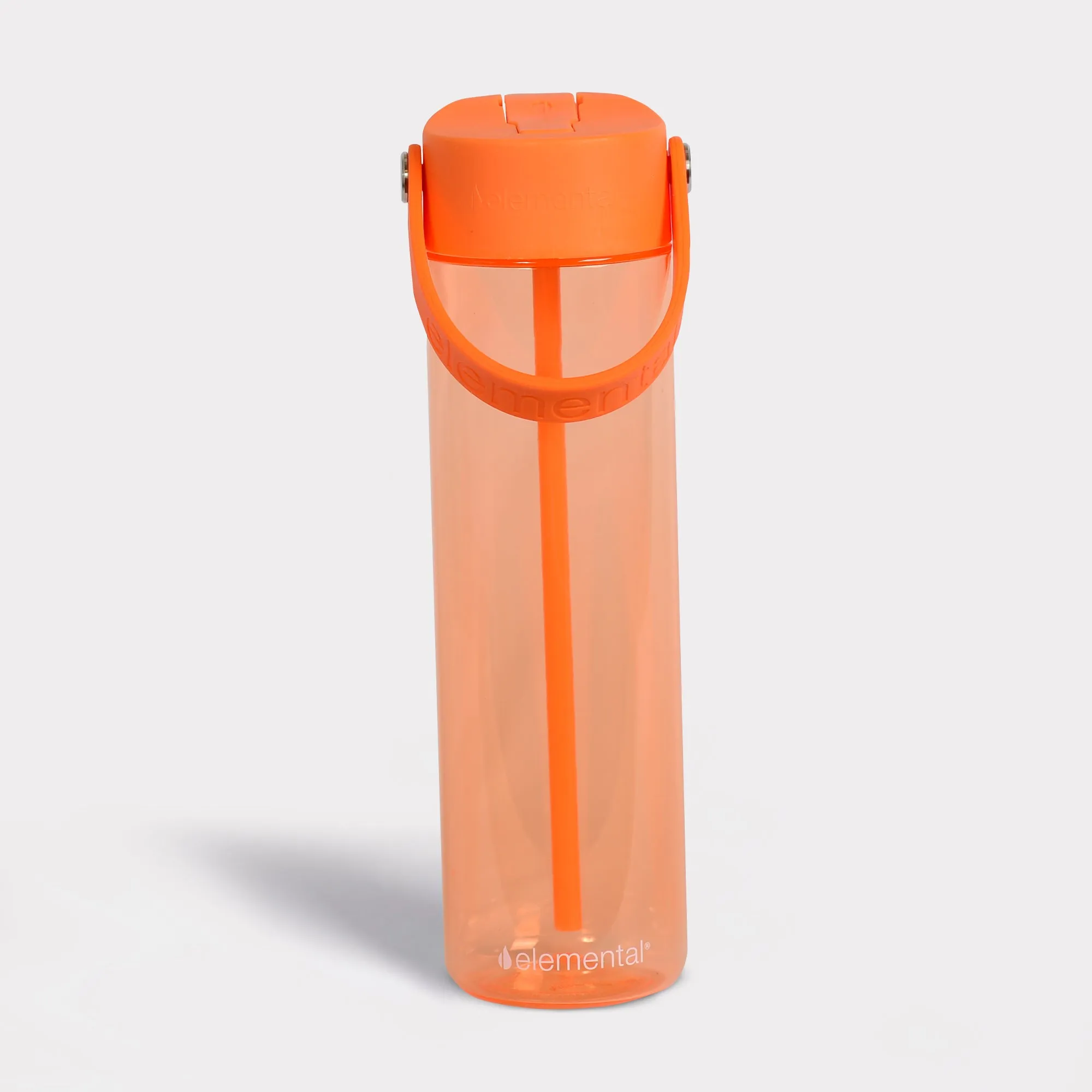 26 oz Tritan Plastic Water Bottle - Orange