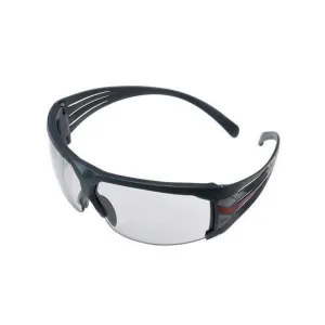 3M SecureFit Protective Eyewear 600 Series with GREY Scotchgard Anti-Fog Lens, SF607SGAF, indoor/outdoor