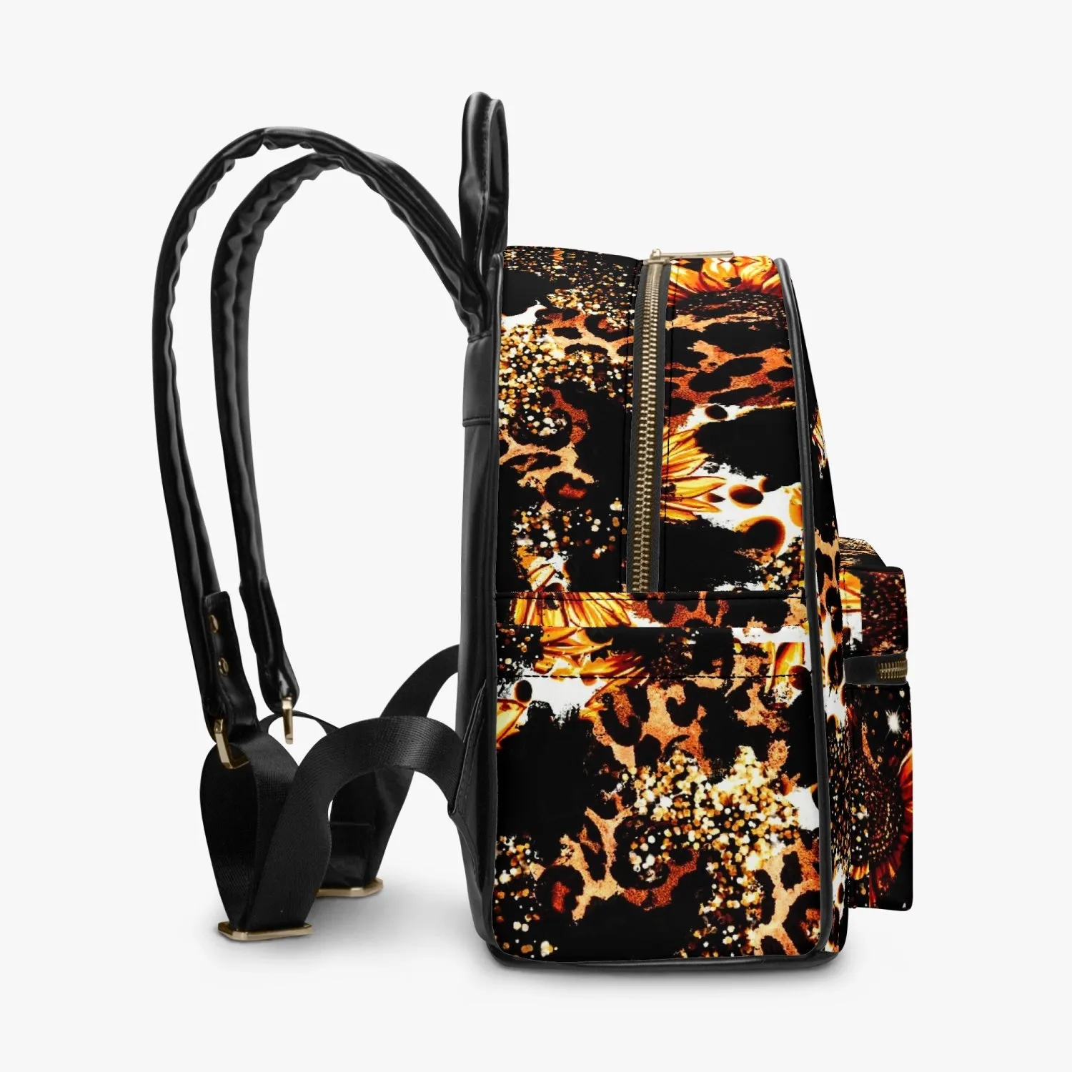 909. All Over Printed PU Backpack