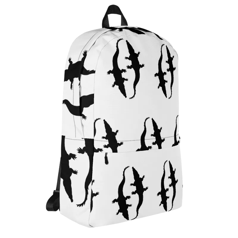 Alligator Print Backpack - Durable and Stylish for Wild Adventures