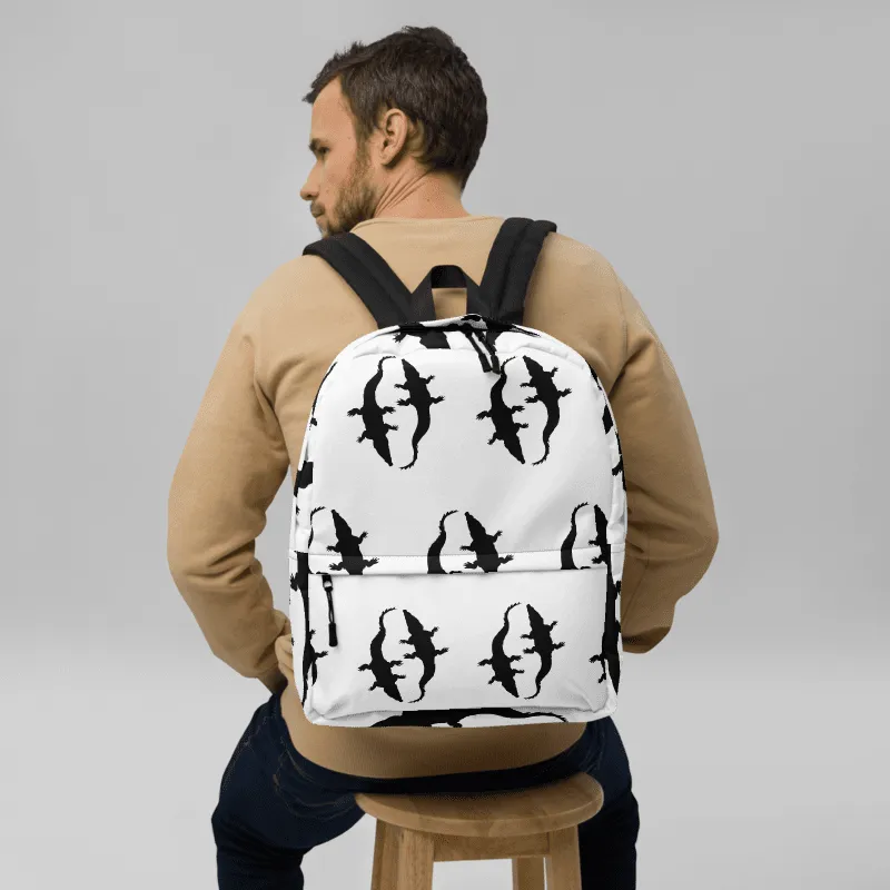 Alligator Print Backpack - Durable and Stylish for Wild Adventures