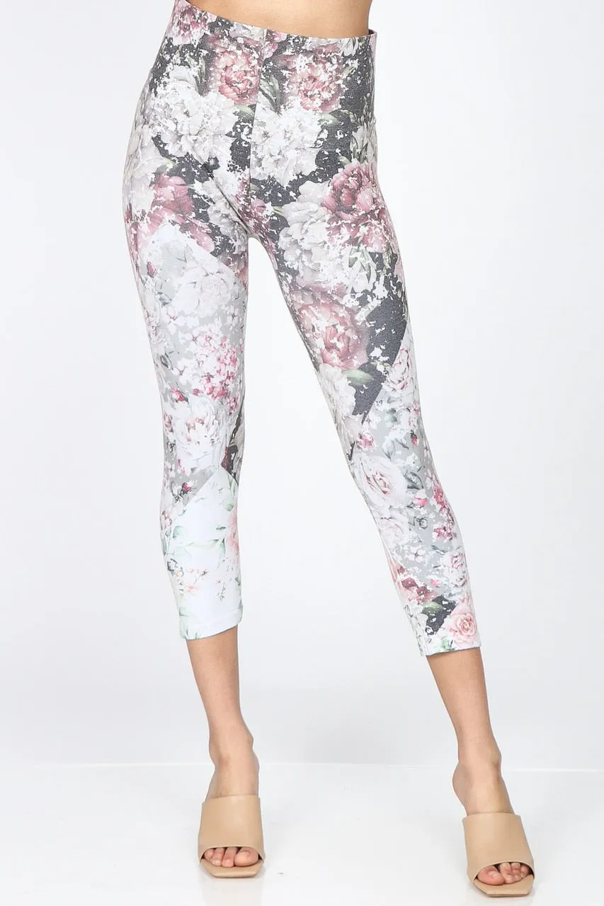 B4291AB High Waist Crop Legging