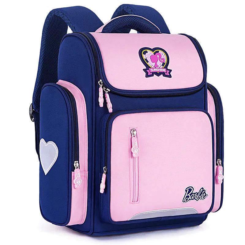 Barbie Schoolbag Schoolgirls 2021 New Style Girls Girls Ultralight Backpacks For Children In Grades 13 To 6