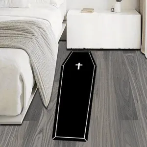 Black 160cm Coffin Rug