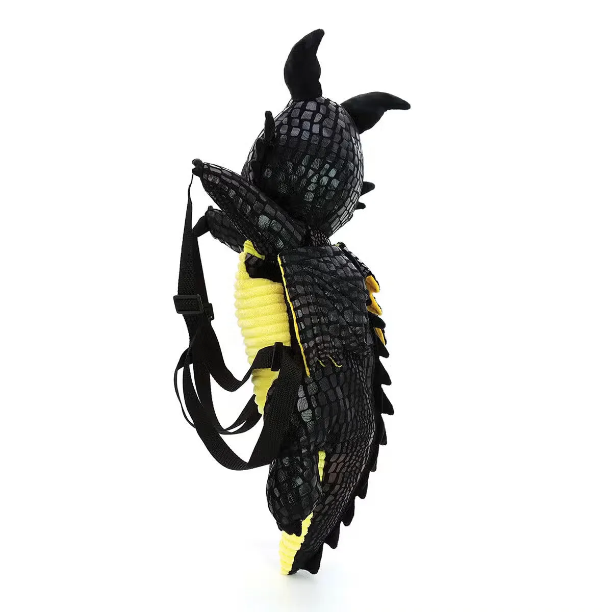 Black Dragon Stuffed Backpack