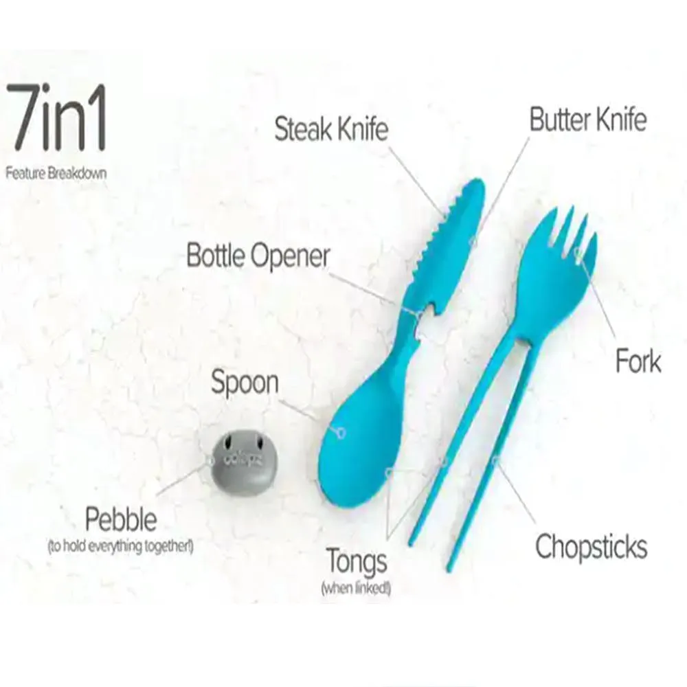 Camping Ultralight Multifunctional Spork With 7 Features in 4 Colors