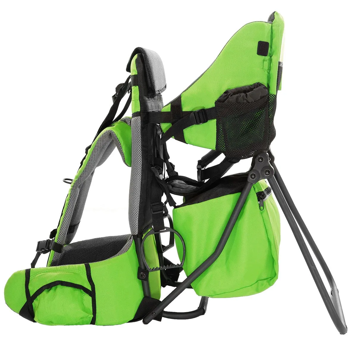 Clevrplus Cross Country Baby Backpack Hiking Child Carrier Toddler Green