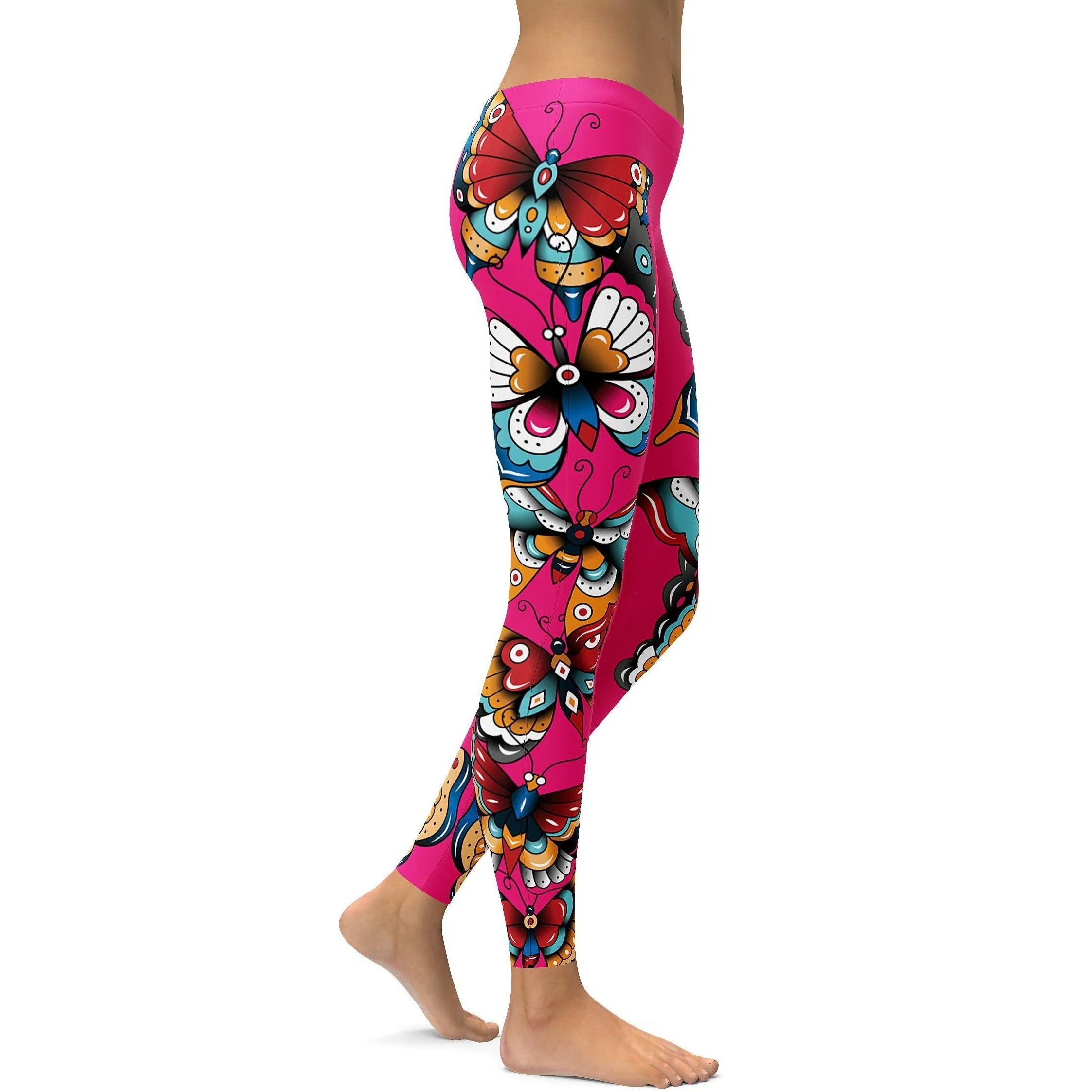 Day of the Dead - Butterflies Leggings