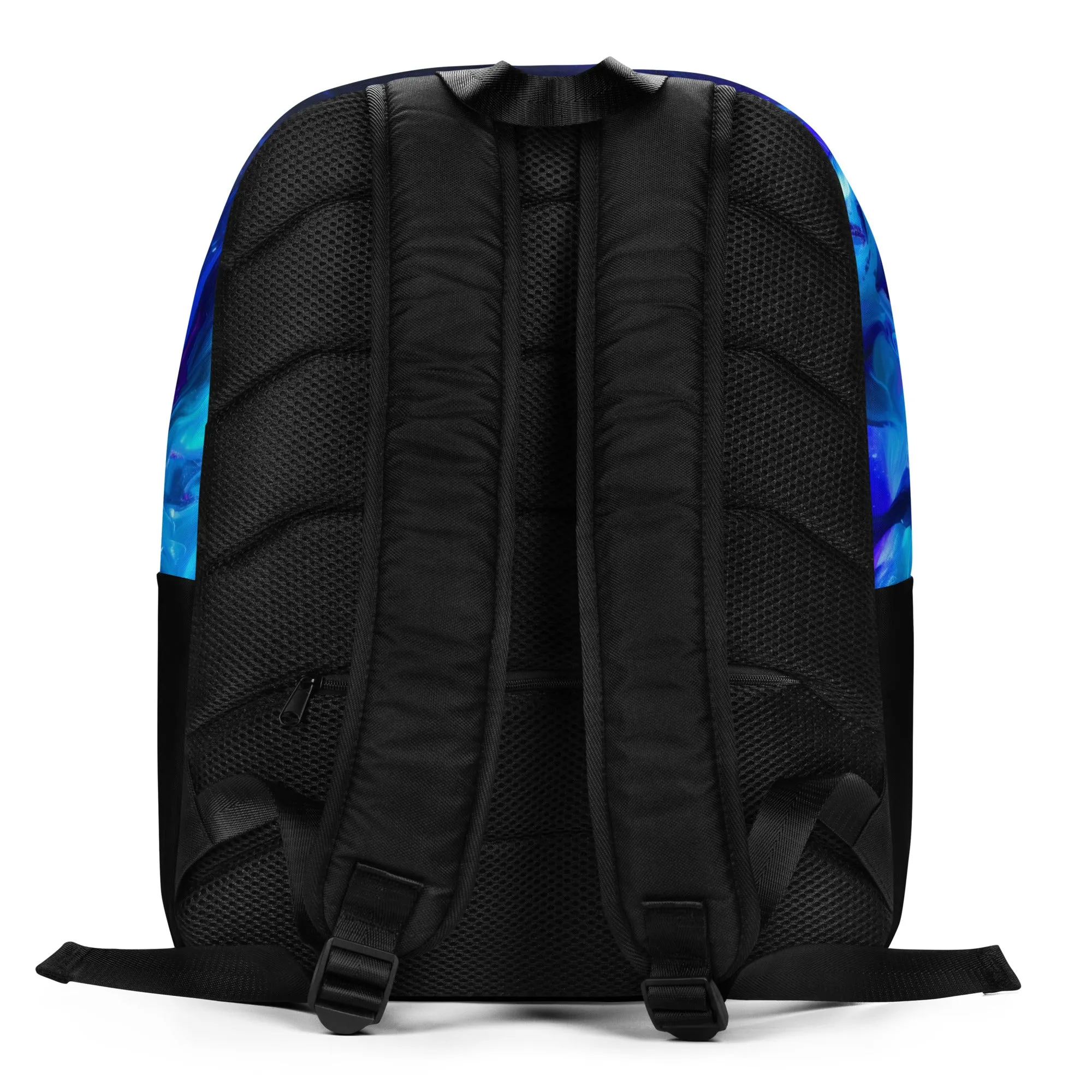 Electric Blue and Purple Minimalist Backpack