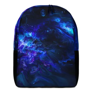 Electric Blue and Purple Minimalist Backpack