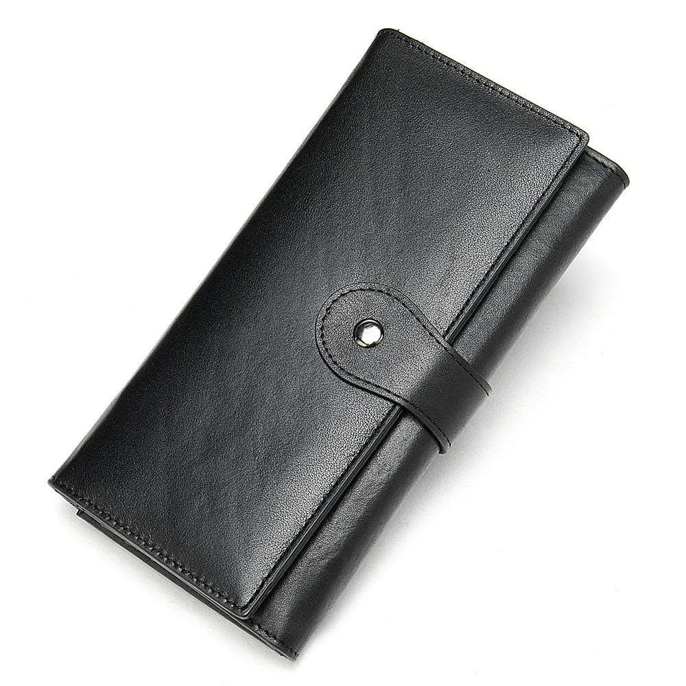 Full Grain Leather Wallet For Women, Ladies Fashion Leather Purse, Valentines Day Gift For Her