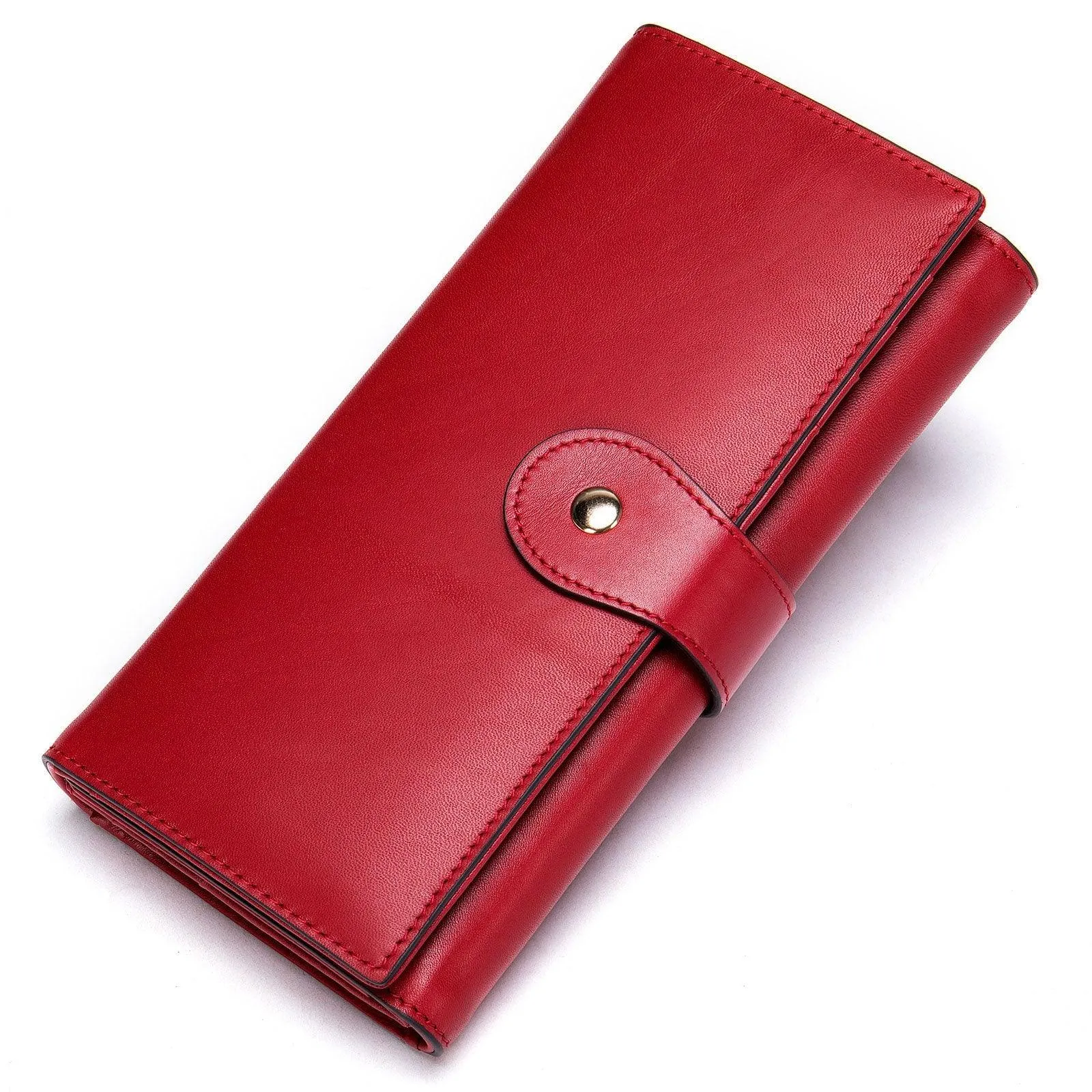 Full Grain Leather Wallet For Women, Ladies Fashion Leather Purse, Valentines Day Gift For Her