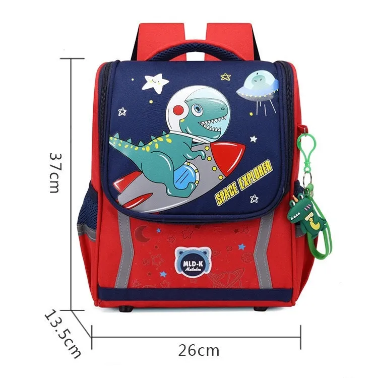 High Quality Large Capacity Space Dino Kids School Bag