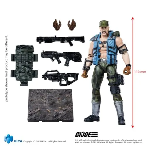 HiPlay HIYA Full Set: Exquisite Mini Series, G.I.Joe Gung-Ho, 1:18 Scale Miniature Action Figurine