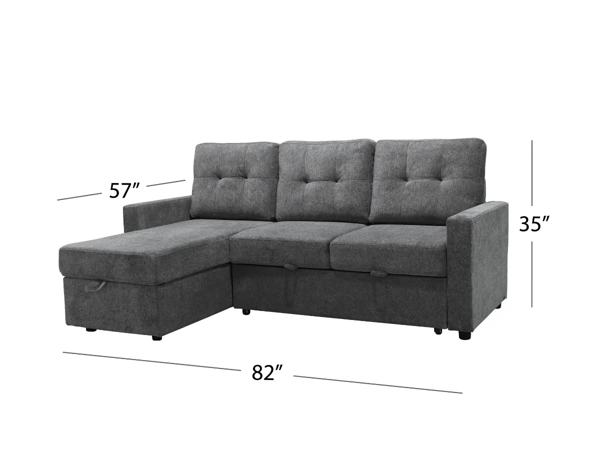 Kylie Storage Sofa Bed Reversible Sectional