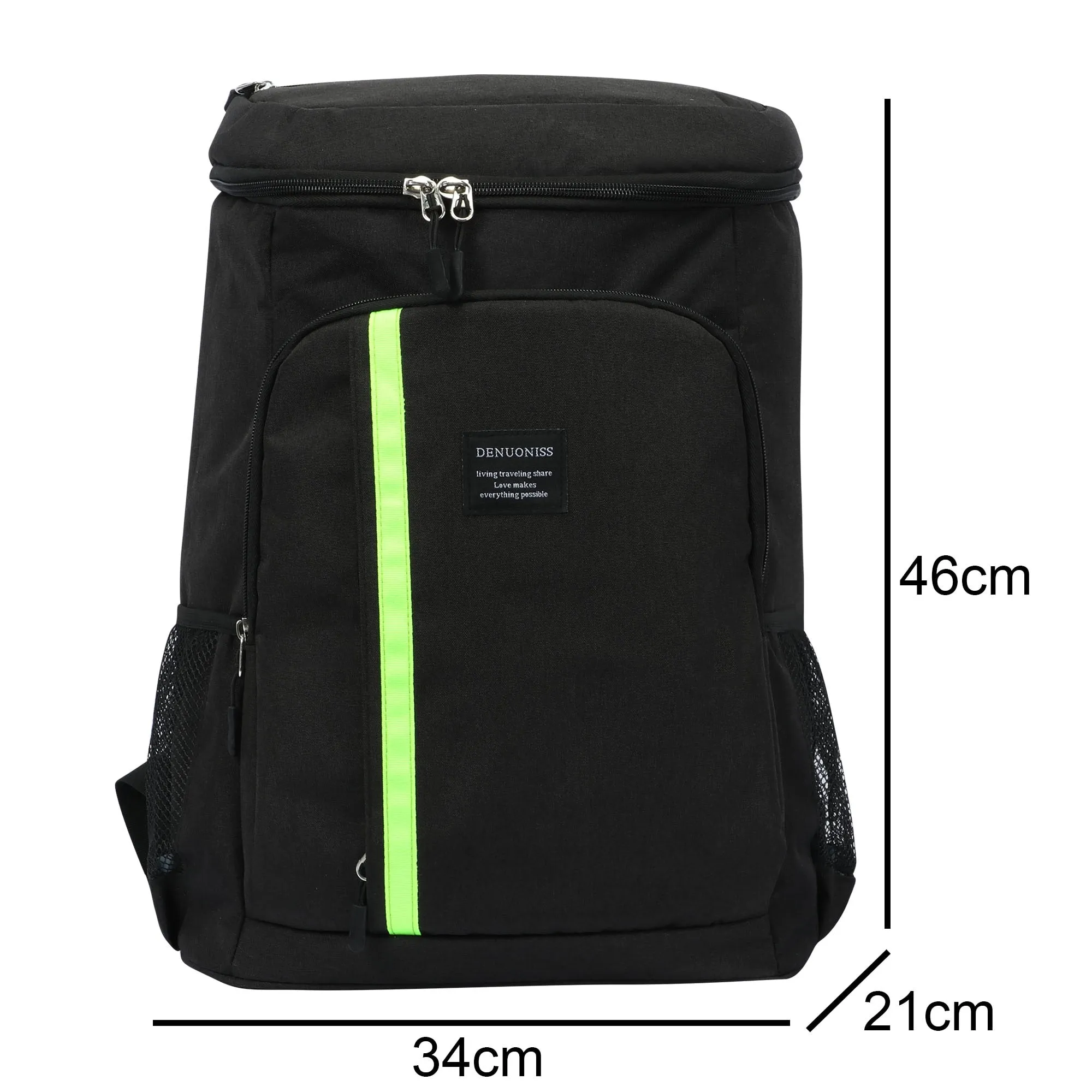 Large Insulation Thermal Storage Cooler Backpack 30L With Bottle Opener