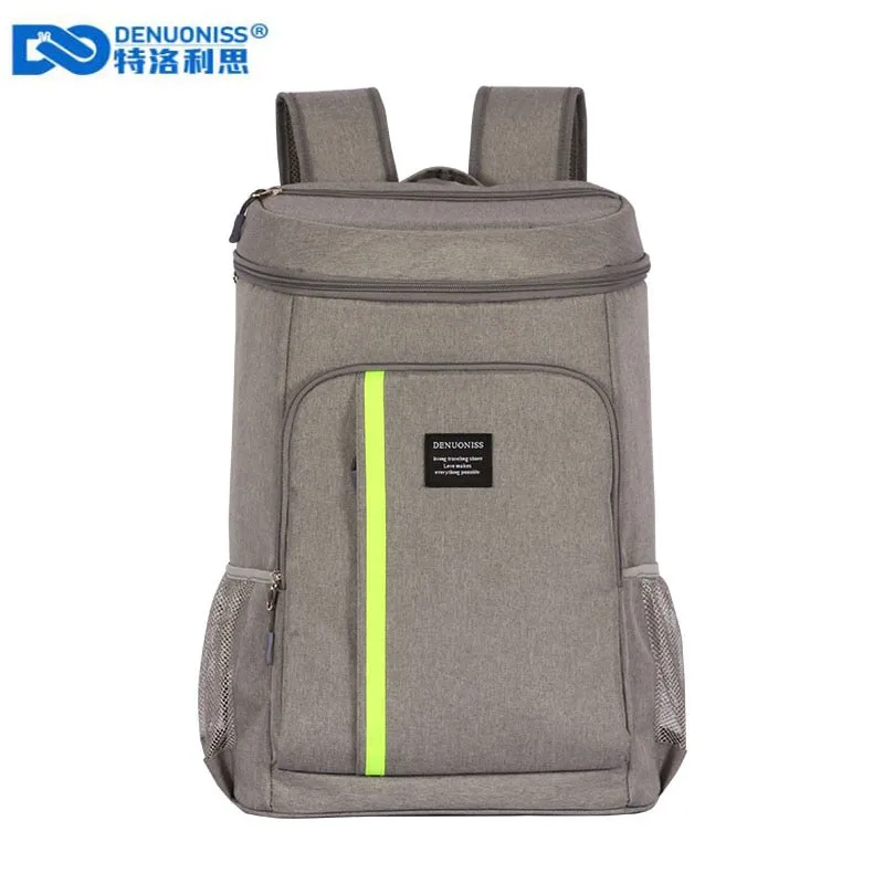 Large Insulation Thermal Storage Cooler Backpack 30L With Bottle Opener