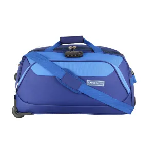 Lavie Sport 57 cms Anti-theft Voyage Wheel Duffle Bag| Trolley Bag Navy