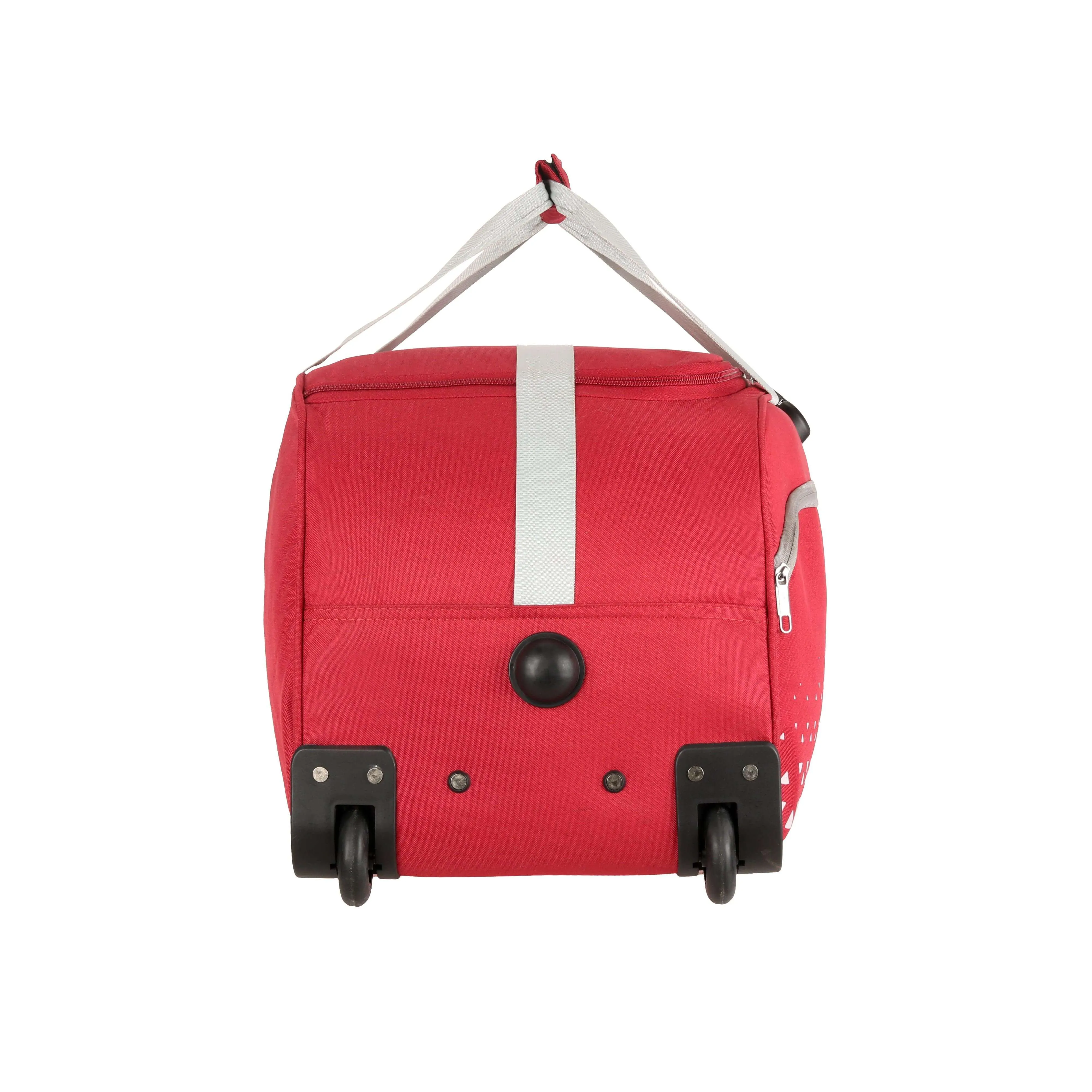 Lavie Sport 62 cms Anti-theft Arrow Wheel Duffle Bag | Red