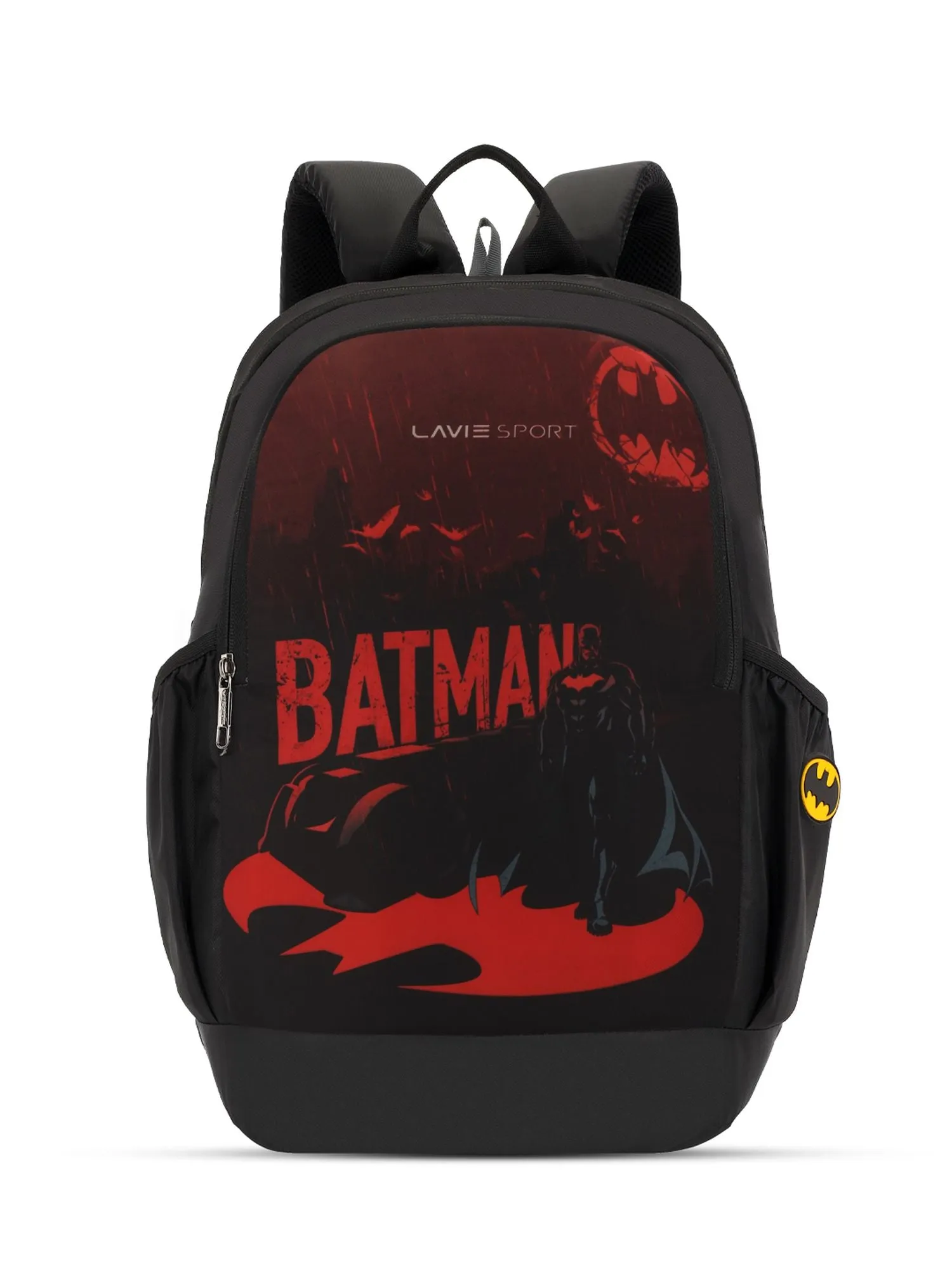 Lavie Sport Batman Crusader 33L Casual Laptop Backpack For Men/Women & Boys/Girls Black