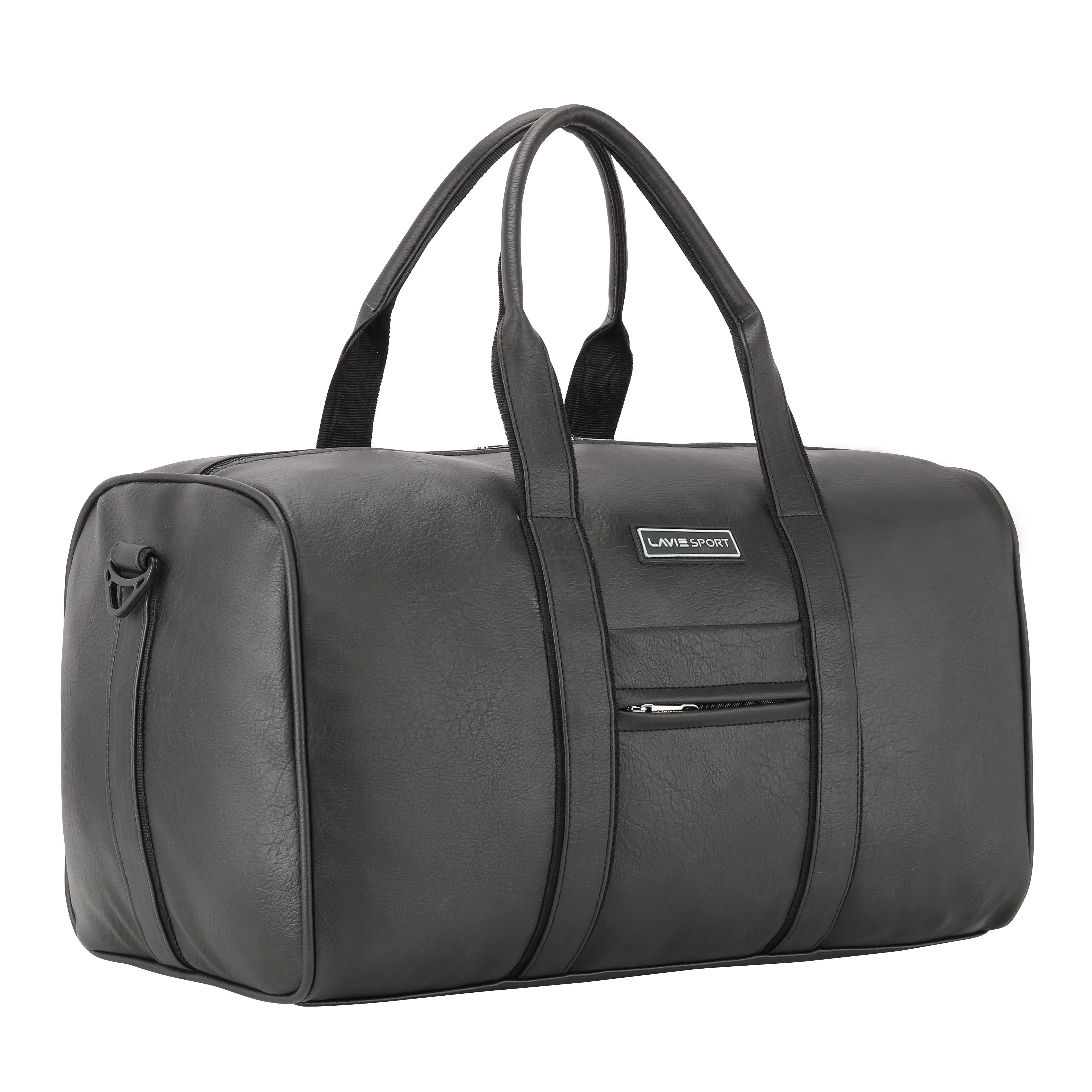 Lavie Sport Pilot 32L Synthetic Leather Unisex Duffle Bag Black