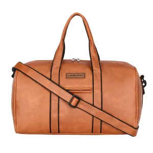 Lavie Sport Pilot 32L Synthetic Leather Unisex Duffle Bag Tan