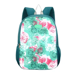 Lavie Sport Rose - 17.5" 26 Litres Casual Backpack | School College Bag For Boys & Girls Mint