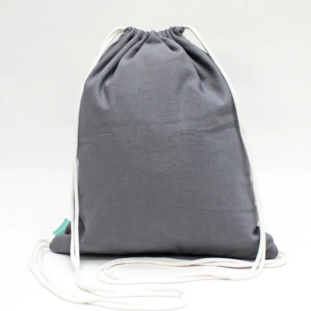 Little Arc  Hippo Drawstring Bag