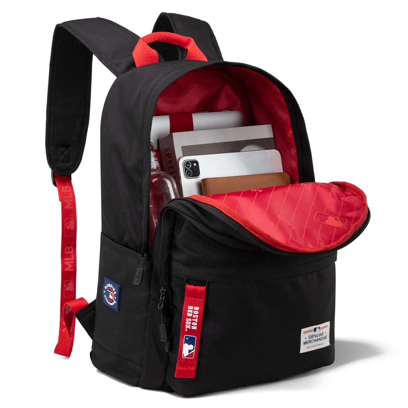 MLB-BR55-355  MLB Boston Red Sox Laptop Backpack