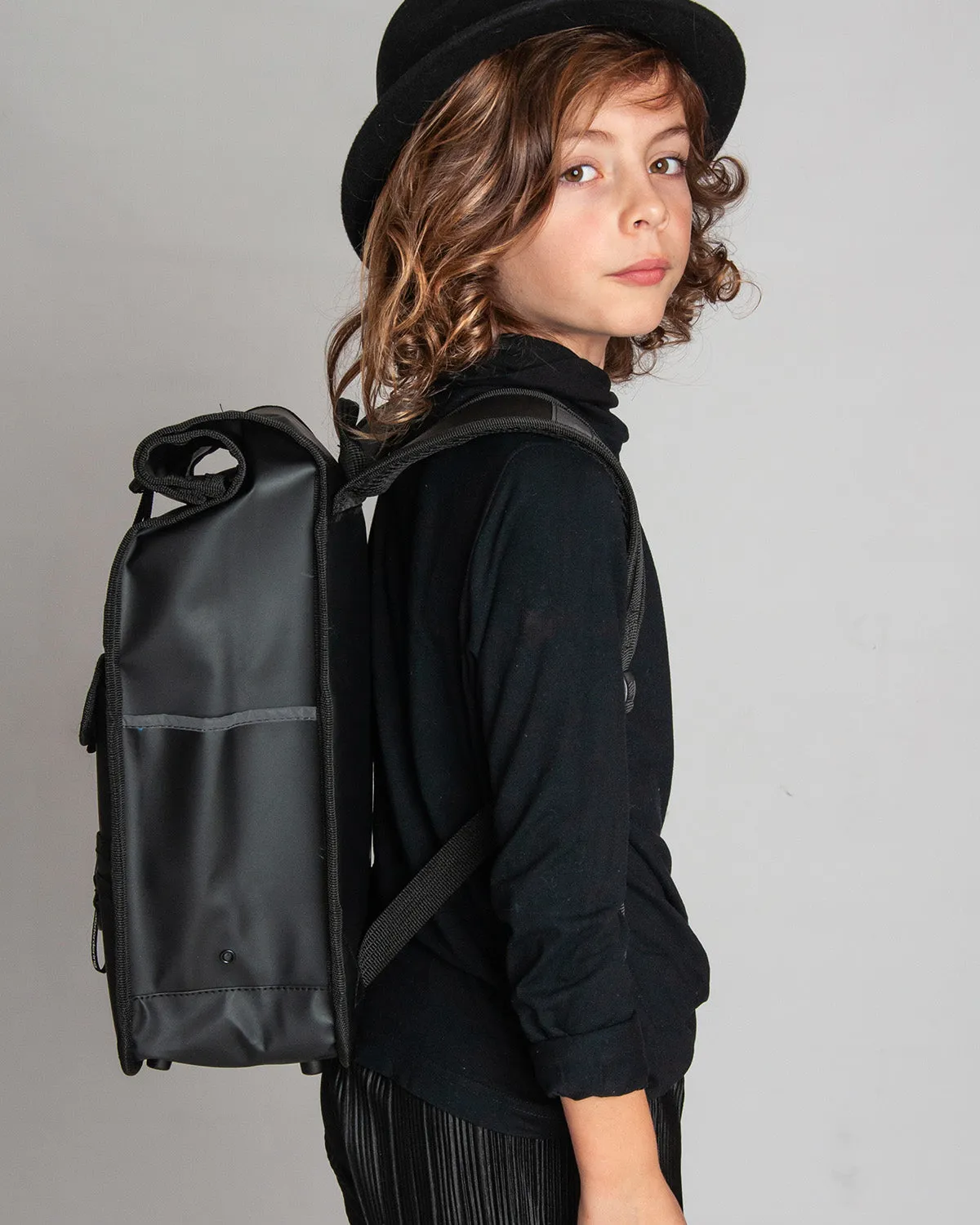 Monochrome Rolltop Backpack Mini Black