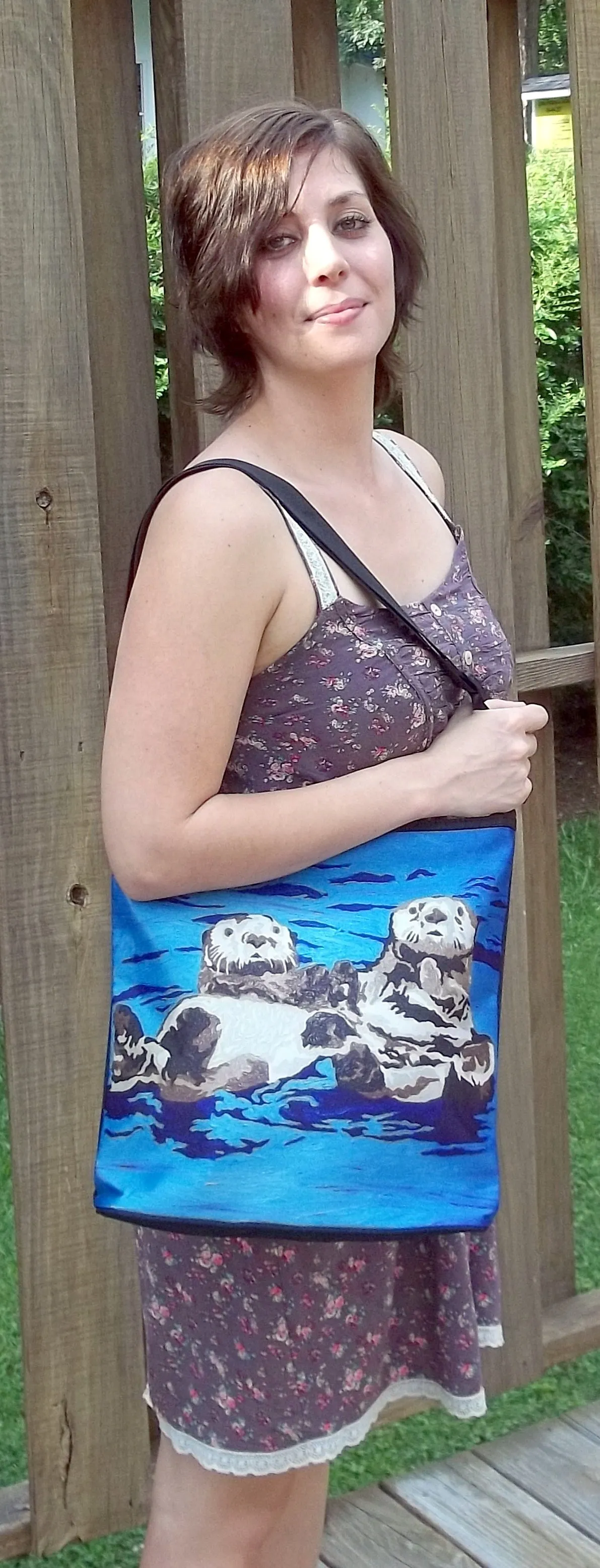 Playful Pup Large Cross Body Bag