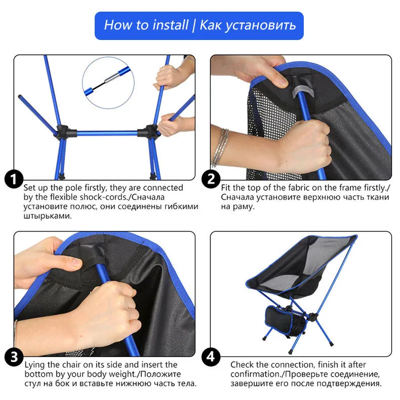 Portable Chair Camping Folding Fishing Chair