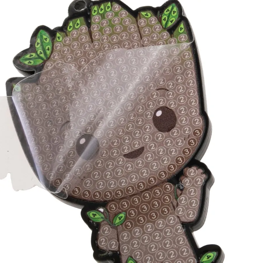 "Groot" Crystal Art Bag Charm Kit MARVEL