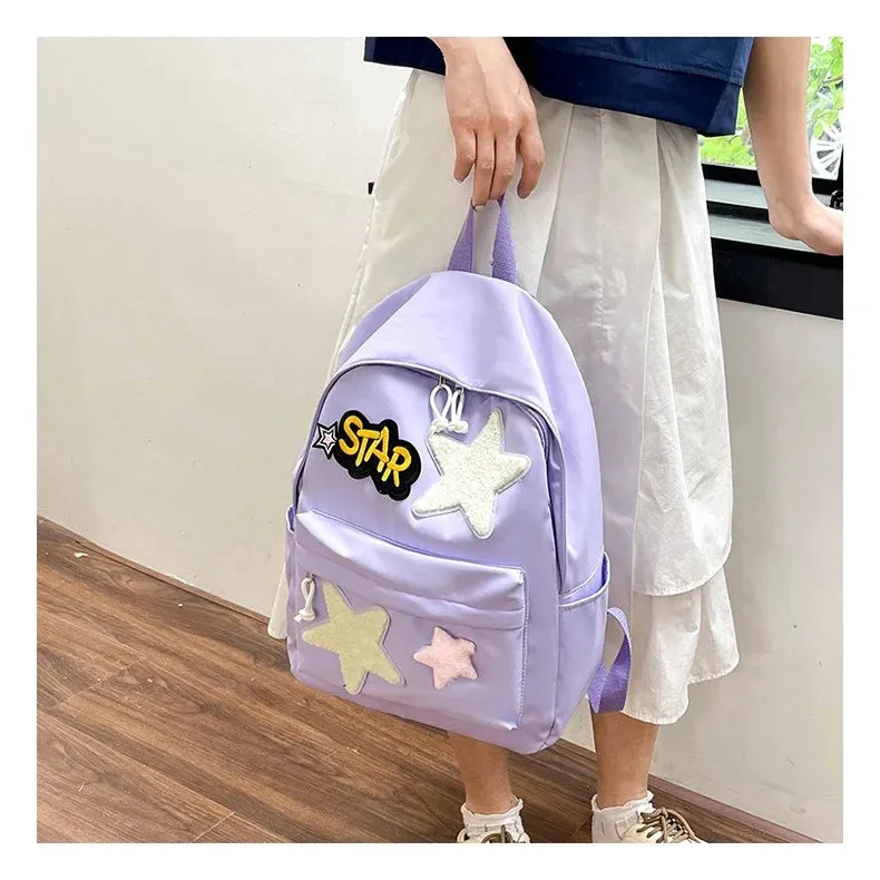 Stars Embroidered Backpack