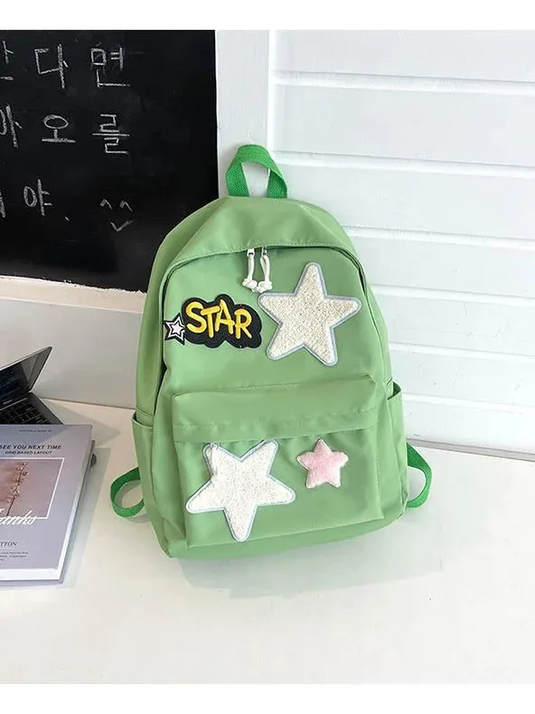 Stars Embroidered Backpack