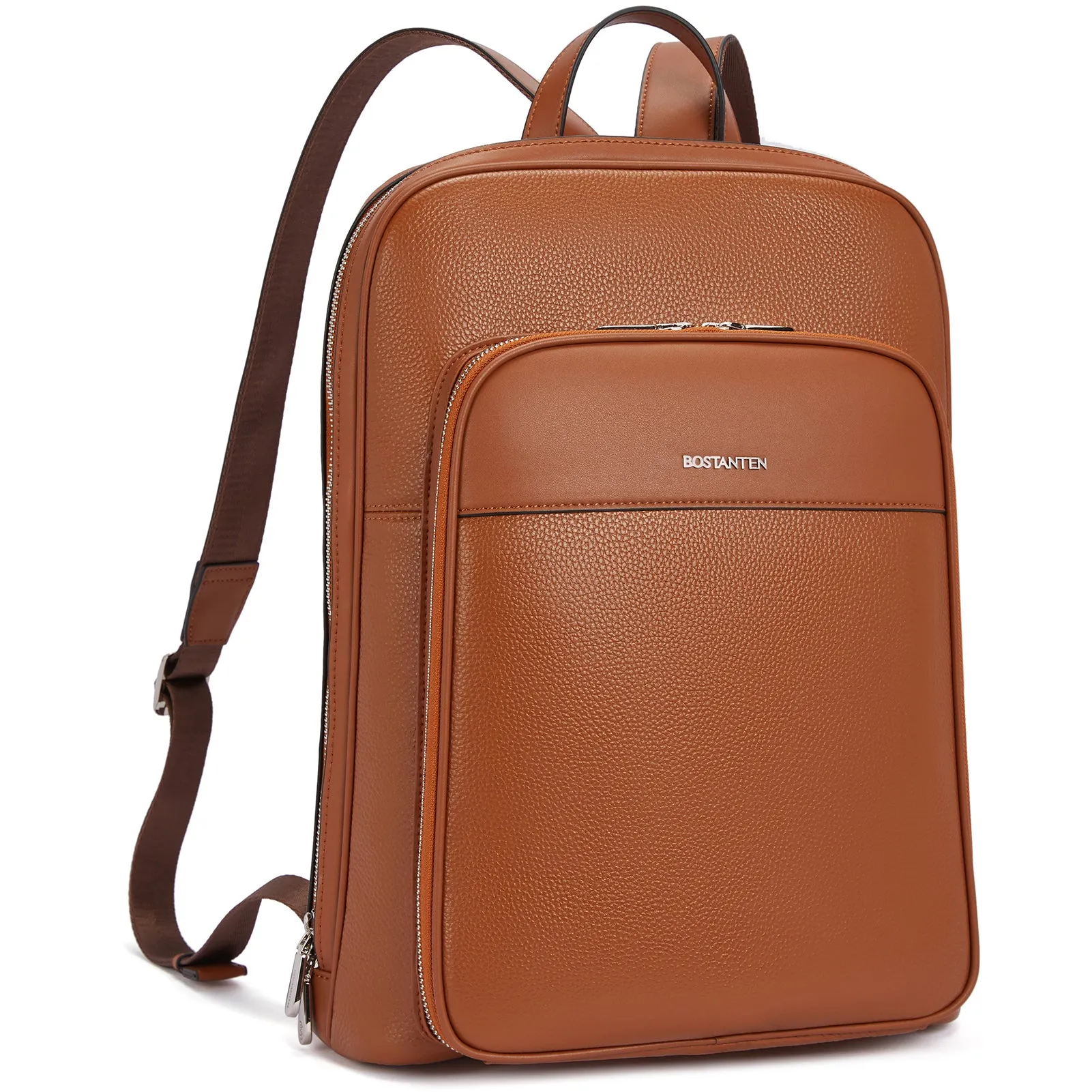 Vallis Vintage Leather Laptop College Travel Backpack