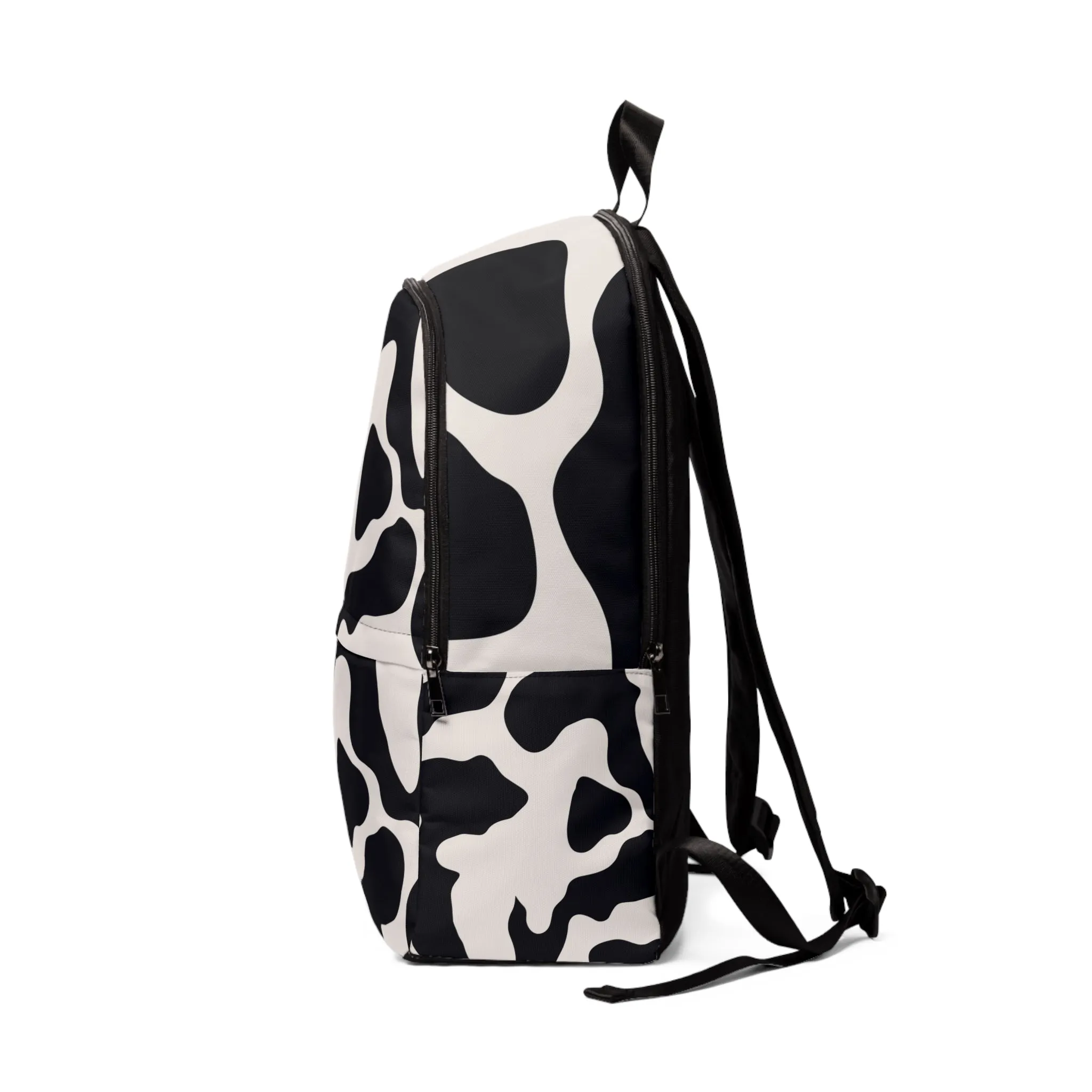 Vampire Art Grunge Cowhide Fabric Backpack