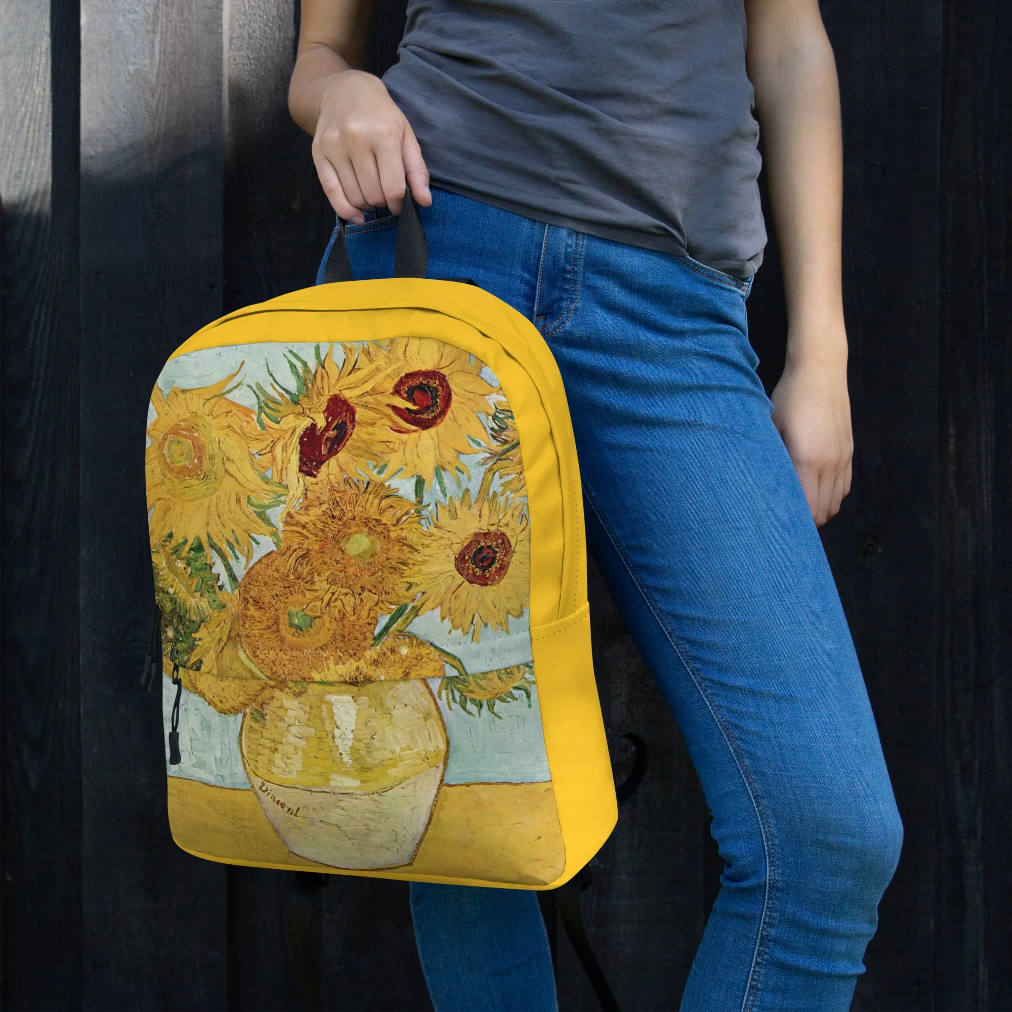 Van Gogh Inspired Sunflowers Backpack