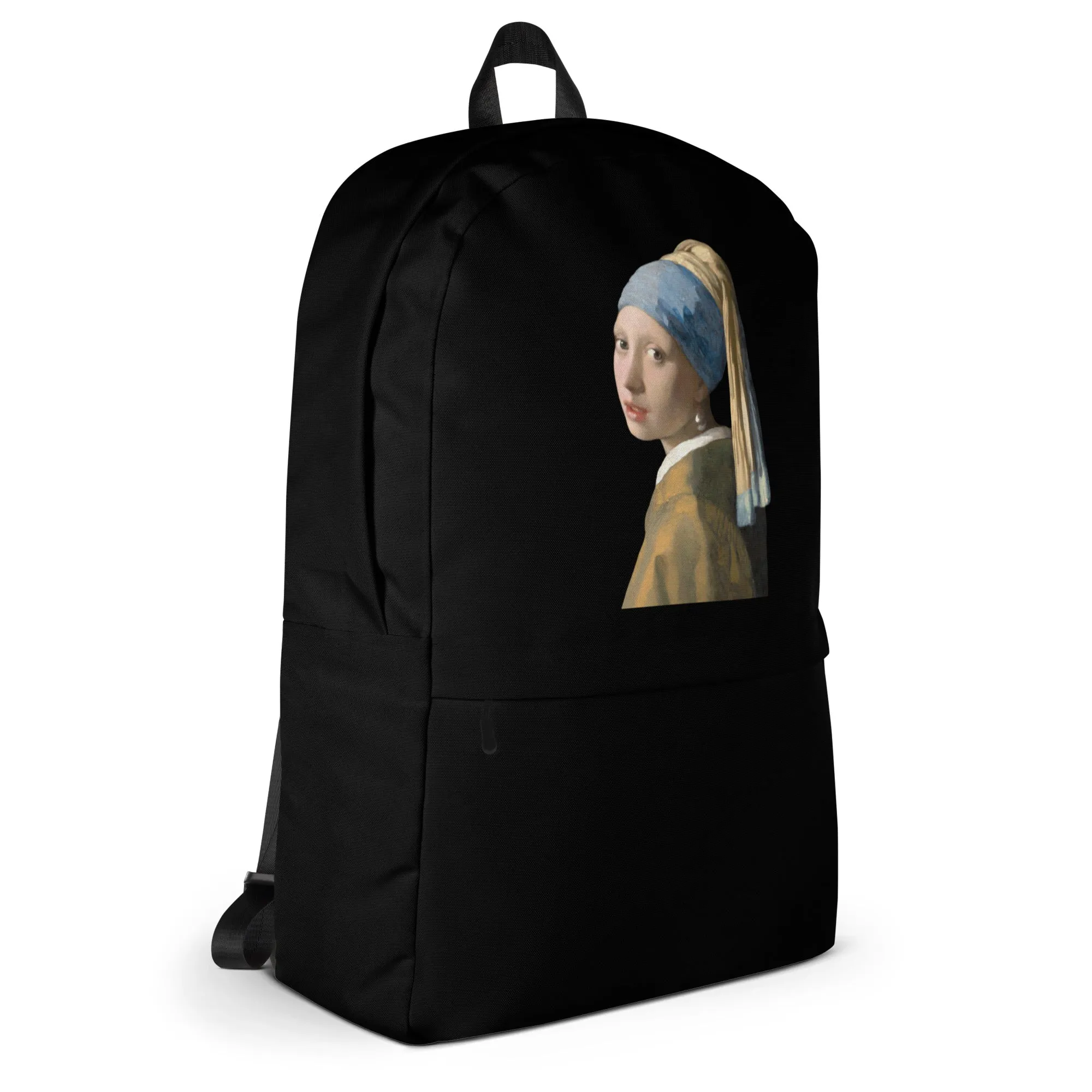 Vermeer Inspired Girl with the pearl earring art backpack