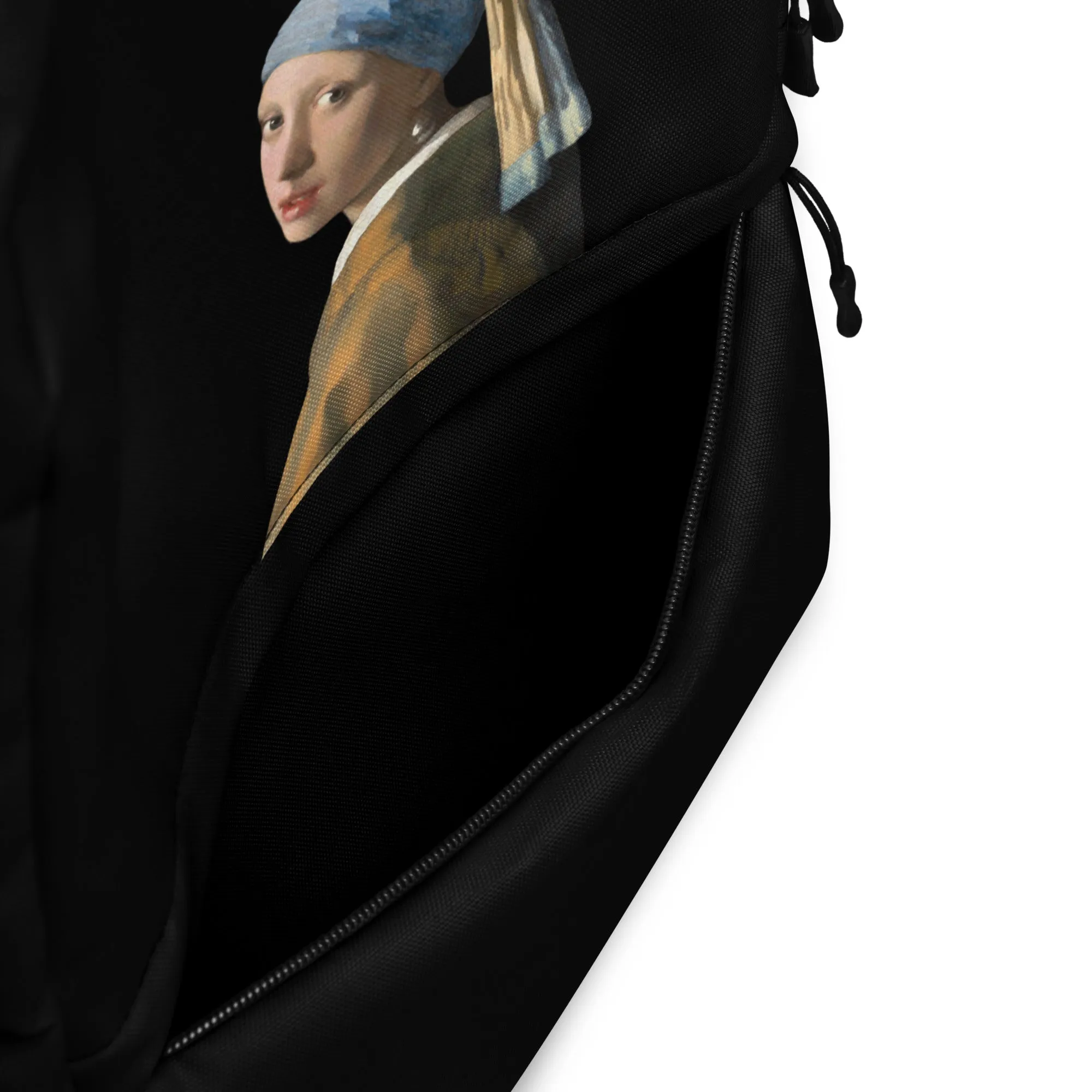 Vermeer Inspired Girl with the pearl earring art backpack