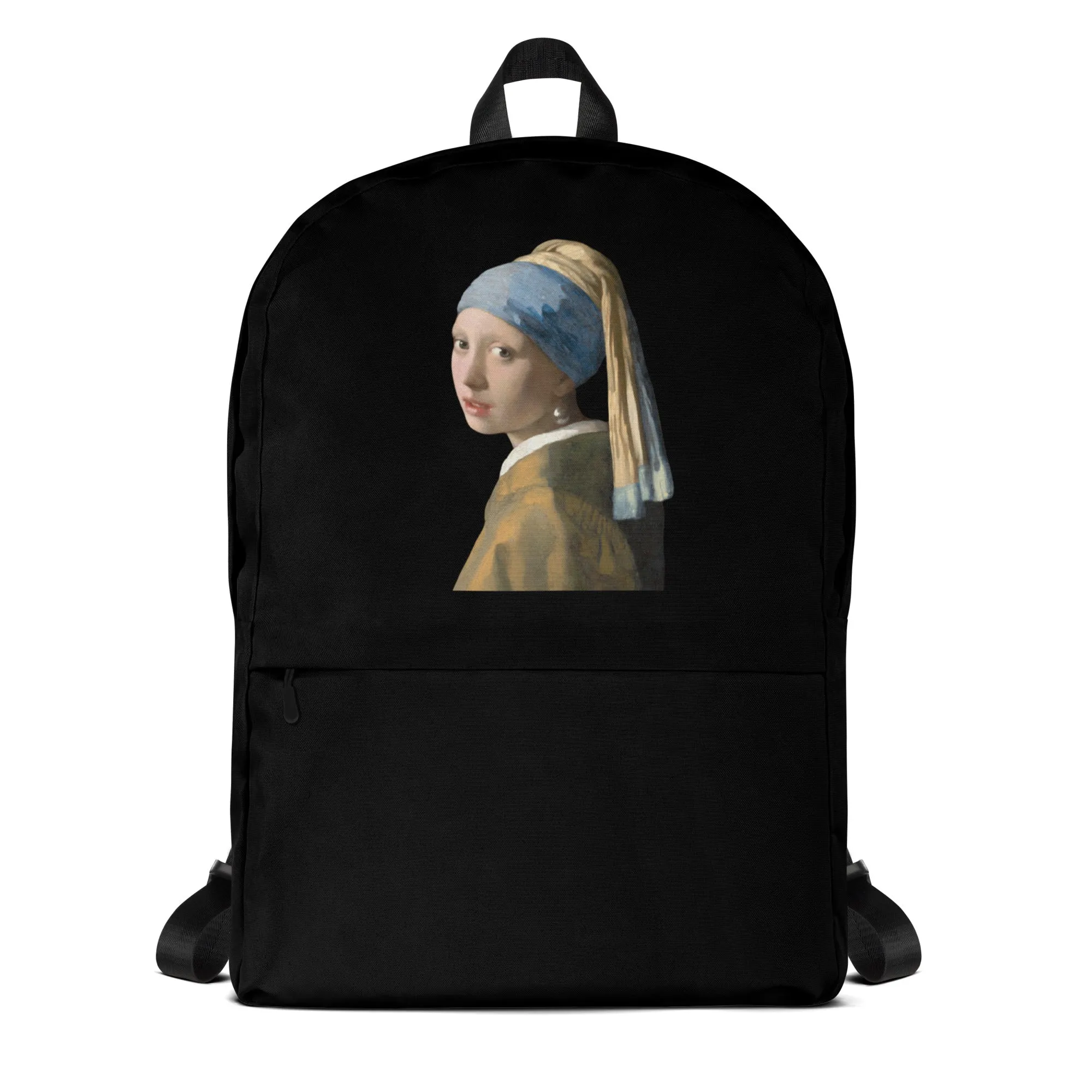 Vermeer Inspired Girl with the pearl earring art backpack