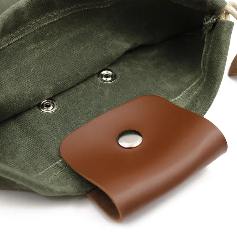 Waxed Canvas Foraging Pouch