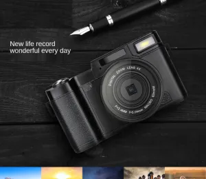 Wide Angle HD Half-DSLR Professional Digital Cameras With 4X Telephoto Fisheye